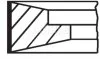 Комплект поршневих кілець MAHLE / KNECHT 099 99 N0 (фото 1)
