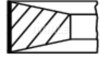 Комплект поршневих кілець MAHLE / KNECHT 213 71 N0 (фото 1)