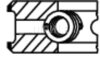 Комплект поршневих кілець MAHLE / KNECHT 213 71 N0 (фото 3)
