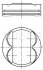 Поршень MAHLE / KNECHT 011 PI 00105 000 (фото 1)