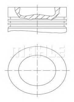 Поршень MAHLE / KNECHT 003 97 00 (фото 1)