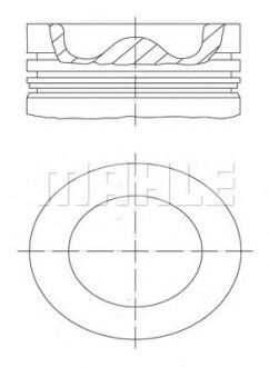 Поршень MAHLE / KNECHT 038 43 00