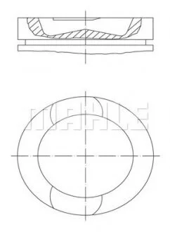 Поршень MAHLE / KNECHT 209 73 00