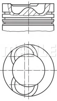Поршень MAHLE / KNECHT 213 65 00