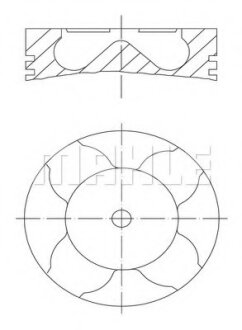 Поршень MAHLE / KNECHT 229 12 00