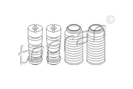 Захистний чохол амортизатора TOPRAN / HANS PRIES 915 017