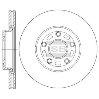 Гальмівний диск Hi-Q (SANGSIN) SD4428