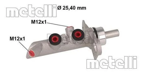 Головний гальмівний циліндр METELLI 050891