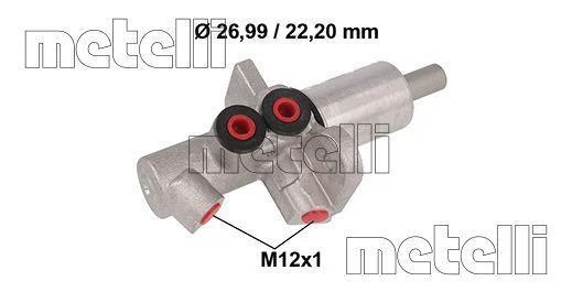 Головний гальмівний циліндр METELLI 050877 (фото 1)