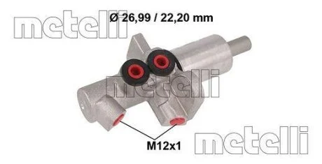 Головний гальмівний циліндр METELLI 050877
