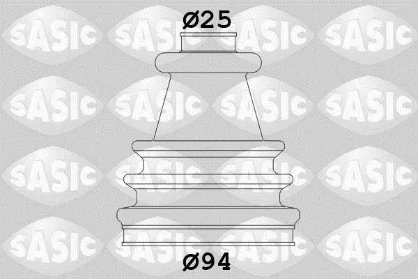 Комплект пильовиків гумових SASIC 4003417 (фото 1)