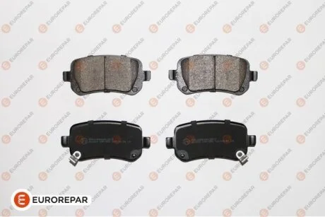 Комплект гальмівних накладок, дискове гальмо EUROREPAR 1639370280