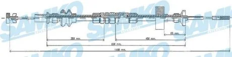 Тросовий привод, привод зчеплення SAMKO C0273C