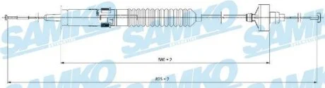 Тросовий привод, привод зчеплення SAMKO C0266C