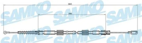 Тросовий привод, стоянкове гальмо SAMKO C0049B