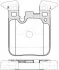 Комплект гальмівних накладок, дискове гальмо WOKING P14393.00 (фото 1)