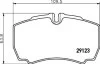 Комплект гальмівних накладок, дискове гальмо HELLA PAGID 8DB 355 005421 (фото 2)