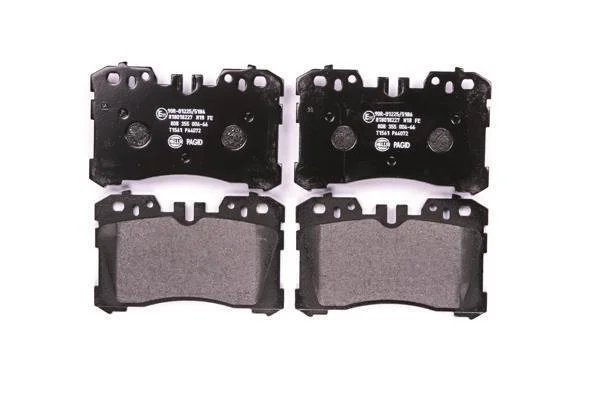Комплект гальмівних накладок, дискове гальмо HELLA PAGID 8DB 355 006661 (фото 1)