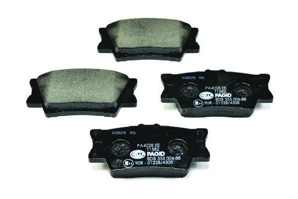 Комплект гальмівних накладок, дискове гальмо HELLA PAGID 8DB 355 006881 (фото 1)