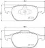 Комплект гальмівних накладок, дискове гальмо HELLA PAGID 8DB 355 011191 (фото 2)