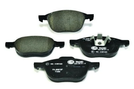 Комплект гальмівних накладок, дискове гальмо HELLA PAGID 8DB 355 011191