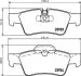 Комплект гальмівних накладок, дискове гальмо HELLA PAGID 8DB 355 011421 (фото 2)