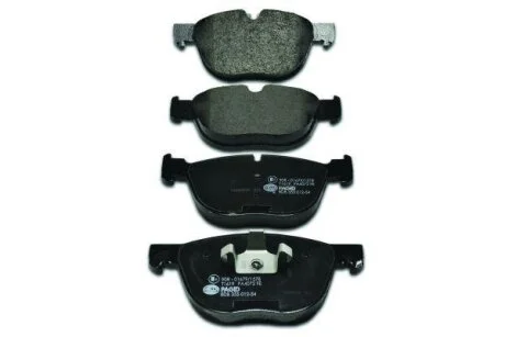 Комплект гальмівних накладок, дискове гальмо HELLA PAGID 8DB 355 012541