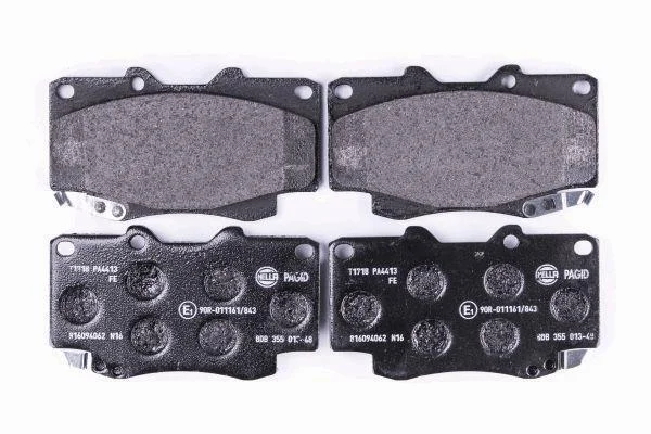 Комплект гальмівних накладок, дискове гальмо HELLA PAGID 8DB 355 013481 (фото 1)