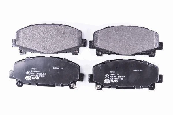 Комплект гальмівних накладок, дискове гальмо HELLA PAGID 8DB 355 013881 (фото 1)