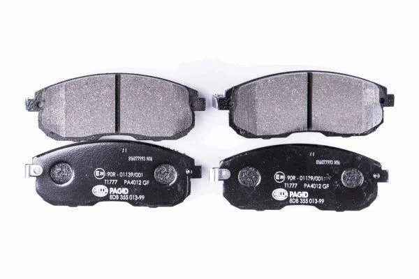 Комплект гальмівних накладок, дискове гальмо HELLA PAGID 8DB 355 013991 (фото 1)