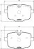 Комплект гальмівних накладок, дискове гальмо HELLA PAGID 8DB 355 014361 (фото 2)