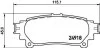Комплект гальмівних накладок, дискове гальмо HELLA PAGID 8DB 355 015371 (фото 2)