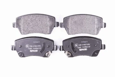 Комплект гальмівних накладок, дискове гальмо HELLA PAGID 8DB 355 015981