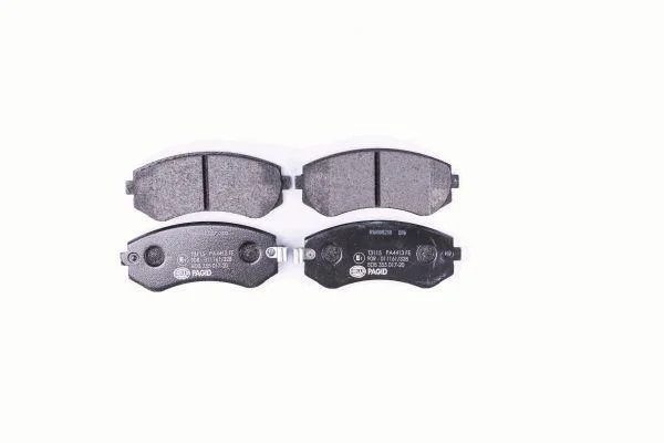 Комплект гальмівних накладок, дискове гальмо HELLA PAGID 8DB 355 017201 (фото 1)