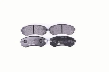 Комплект гальмівних накладок, дискове гальмо HELLA PAGID 8DB 355 017201