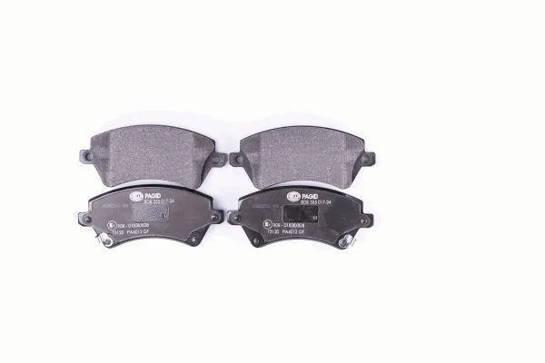 Комплект гальмівних накладок, дискове гальмо HELLA PAGID 8DB 355 017241 (фото 1)