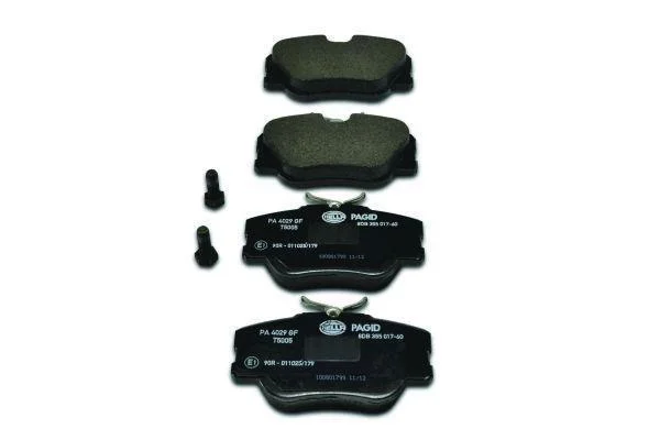 Комплект гальмівних накладок, дискове гальмо HELLA PAGID 8DB 355 017601 (фото 1)