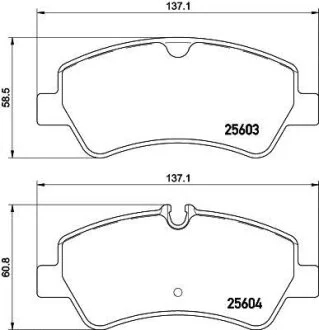 Комплект гальмівних накладок, дискове гальмо HELLA PAGID 8DB 355 020721