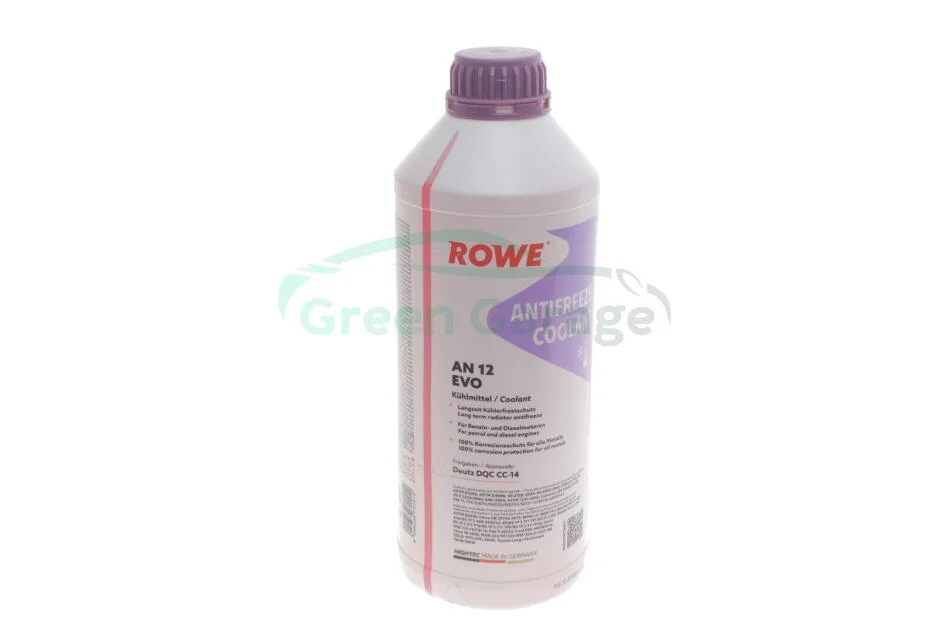 Рідина охолоджуюча HIGHTEC ANTIFREEZE COOLANT AN 12 EVO (1,5 L) ROWE 21080001599 (фото 1)