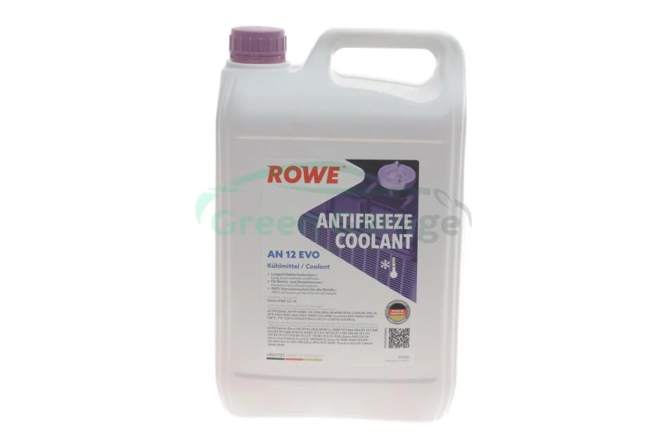 Рідина охолоджуюча HIGHTEC ANTIFREEZE COOLANT AN 12 EVO (5 L) ROWE 21080005099 (фото 1)