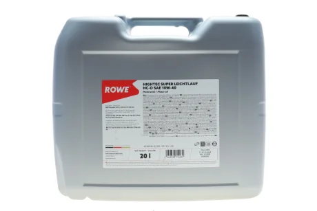 Олива моторна HIGHTEC SUPER LEICHTLAUF HC-O SAE 10W-40 (20 L) ROWE 20058020099