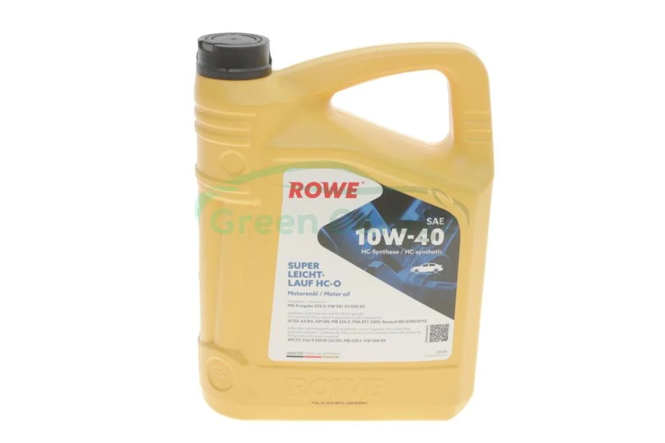 Олива моторна HIGHTEC SUPER LEICHTLAUF HC-O SAE 10W-40 (4 L) ROWE 20058004099 (фото 1)
