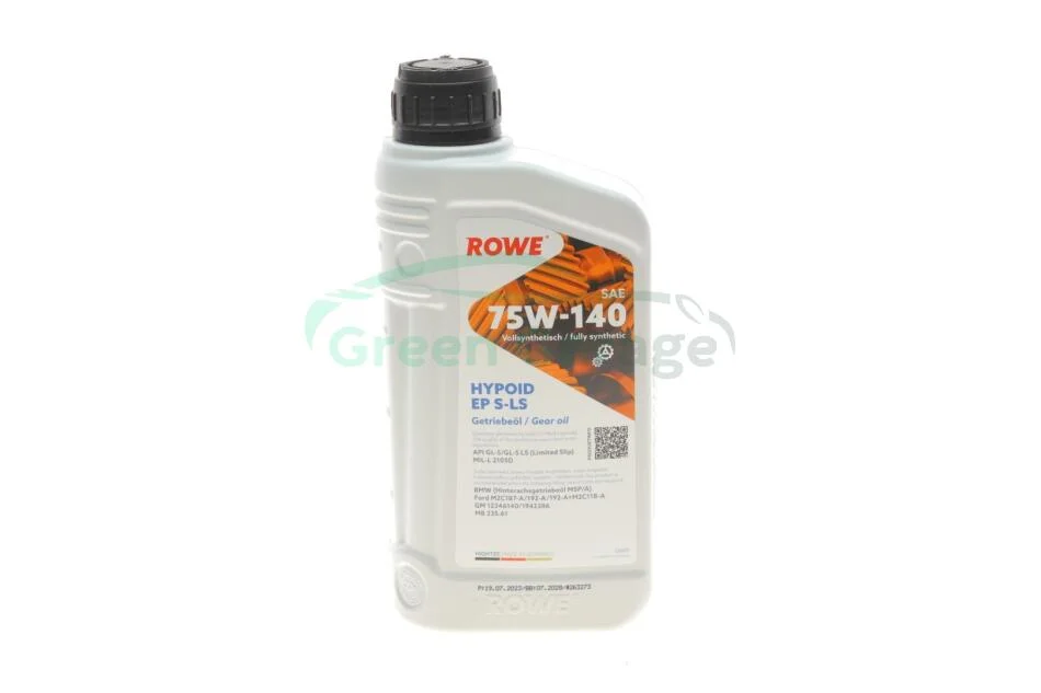 Олива трансмісійна HIGHTEC HYPOID EP SAE 75W-140 S-LS (1 L) ROWE 25029001099 (фото 1)