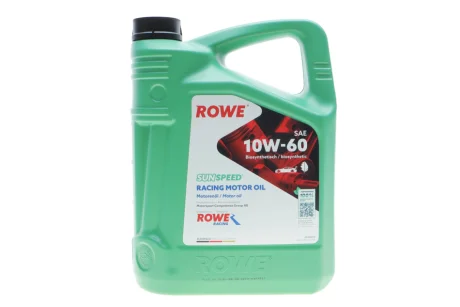Олива моторна SUNSPEED RACING MOTOR OIL SAE 10W-60 (5 L) ROWE 4920019005099