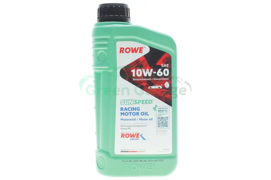 Олива моторна SUNSPEED RACING MOTOR OIL SAE 10W-60 (1 L) ROWE 4920019001099 (фото 1)