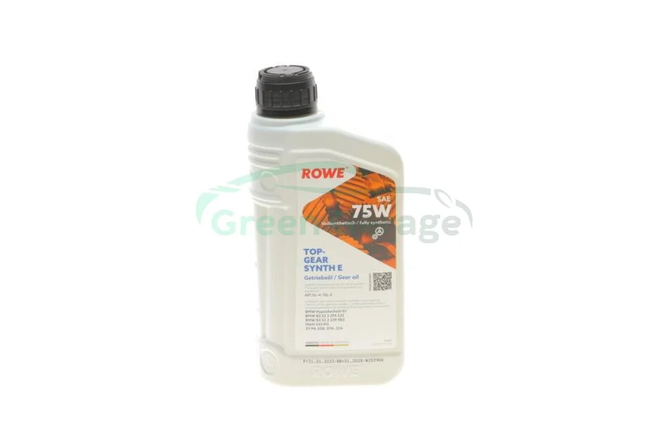 Олива трансмісійна HIGHTEC TOPGEAR SYNTH E SAE 75W (1 L) ROWE 25027001099 (фото 1)
