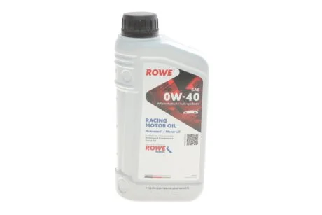 Олива моторна HIGHTEC RACING MOTOR OIL SAE 0W-40 (1 L) ROWE 20092001099