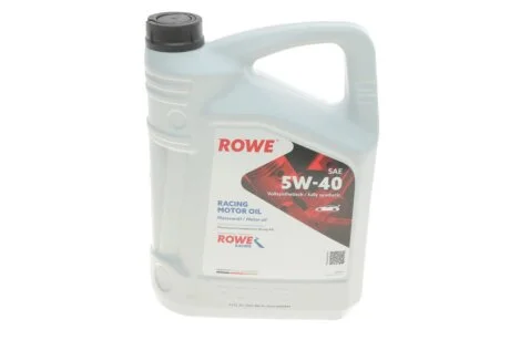 Олива моторна HIGHTEC RACING MOTOR OIL SAE 5W-40 (5 L) ROWE 20044005099
