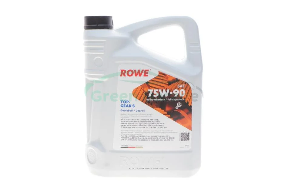 Олива трансмісійна HIGHTEC TOPGEAR SAE 75W-90 S (5 L) ROWE 25002005099 (фото 1)