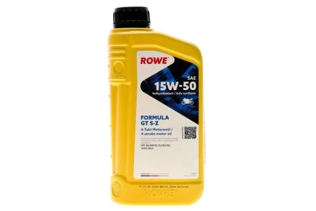 Олива моторна HIGHTEC FORMULA GT SAE 15W-50 S-Z (1 L) ROWE 20203001099